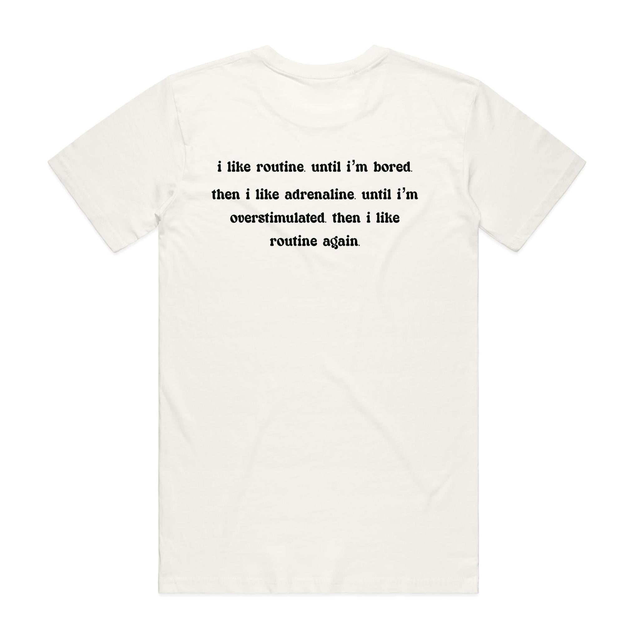 The Personality Loop Tee (100% Organic Cotton) Light Colour